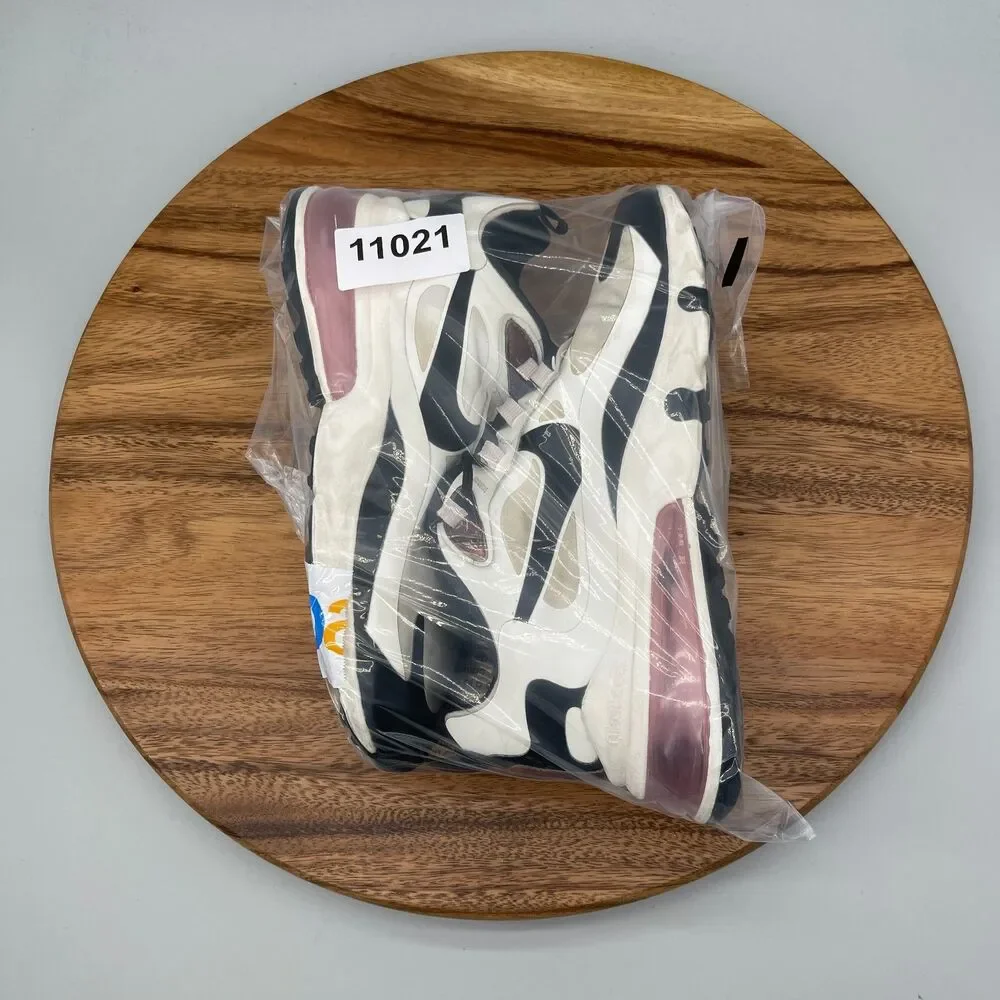 NIKE Air Max 270 React Shoes Womens Size 7.5 White Running Comfort Walking Gym